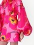 Carolina Herrera Jurk met ballonmouwen Roze - Thumbnail 4