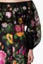 Carolina Herrera Blouse met bloemenprint Zwart - Thumbnail 4