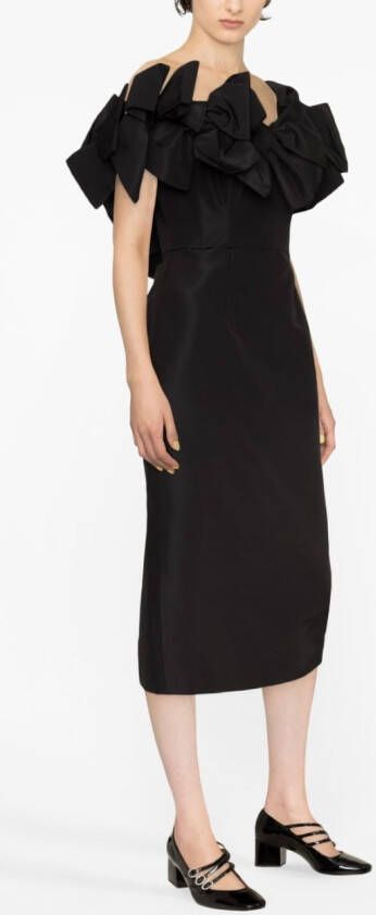 Carolina Herrera Mini-jurk met strikdetail Zwart