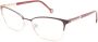 Carolina Herrera Bril met vlinder montuur Rood - Thumbnail 2