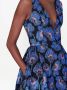 Carolina Herrera Mini-jurk met geborduurde bloemen Blauw - Thumbnail 4