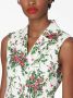 Carolina Herrera Jurk met gekerfde revers Wit - Thumbnail 4