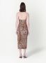Carolina Herrera Jurk met halternek Bruin - Thumbnail 3