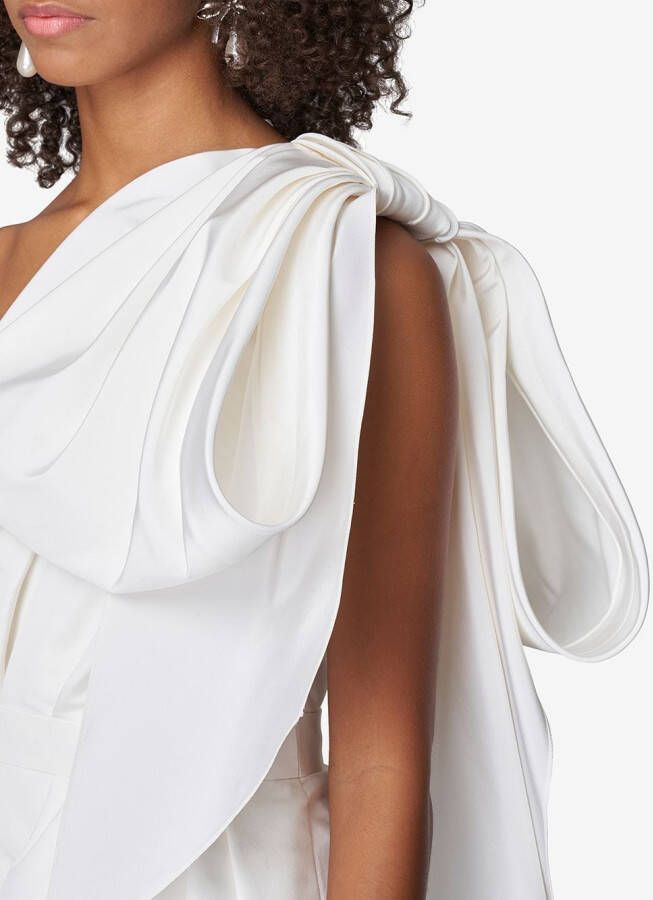 Carolina Herrera Jurk met strik Wit