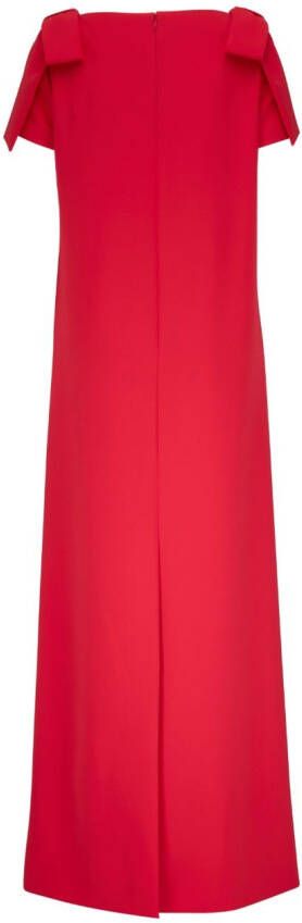 Carolina Herrera Jurk met strikdetail Rood