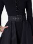 Carolina Herrera High waist broekrok Zwart - Thumbnail 4