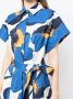 Carolina Herrera Midi-jurk met grafische print Blauw - Thumbnail 5