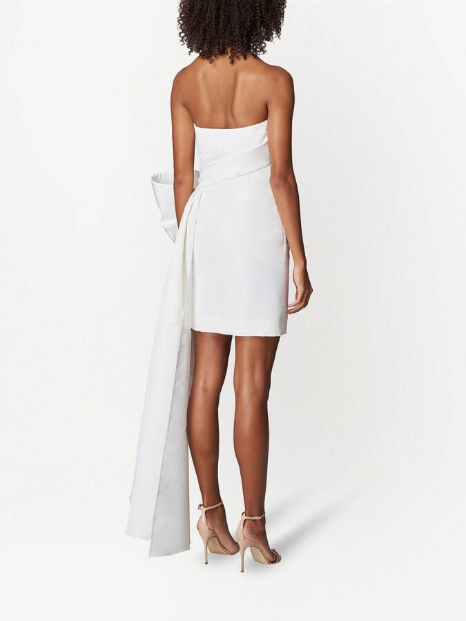 Carolina Herrera Mini-jurk met strikdetail Wit