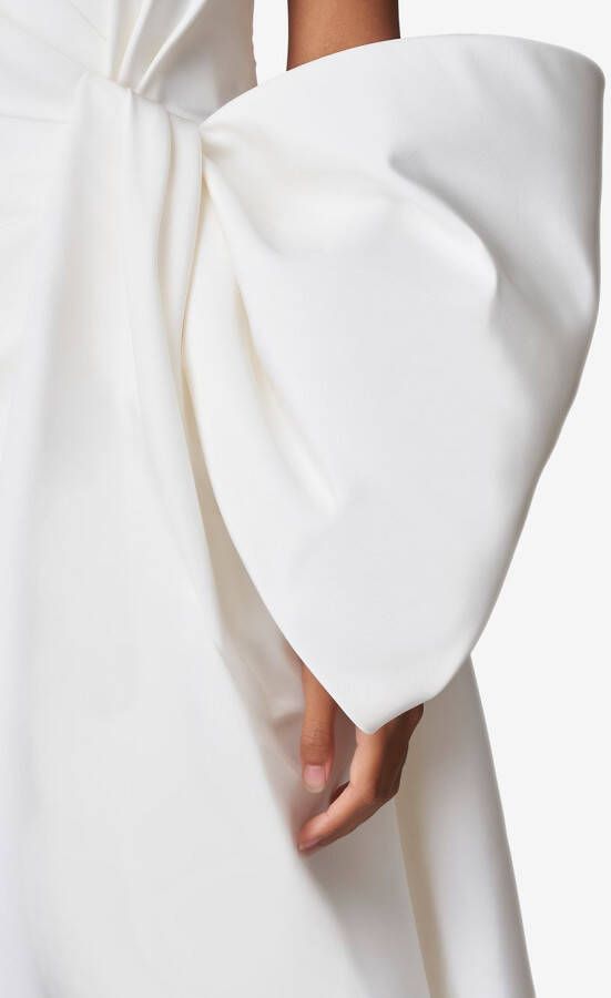 Carolina Herrera Mini-jurk met strikdetail Wit
