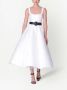 Carolina Herrera Midi-jurk met jacquard Wit - Thumbnail 2