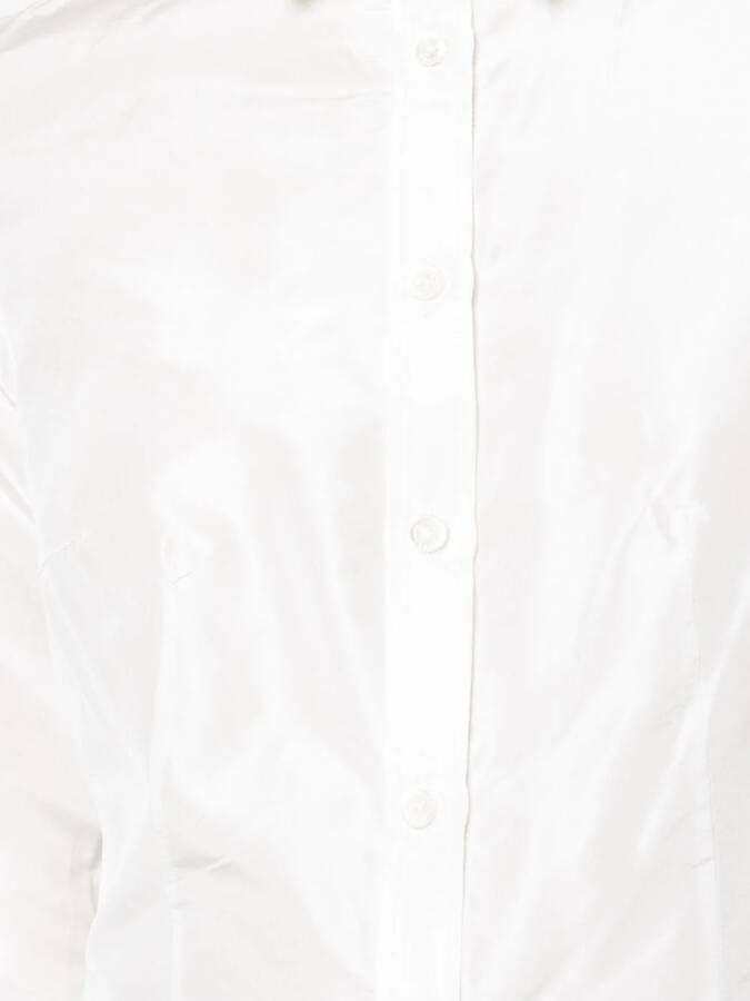 Carolina Herrera Shirt met cropped mouwen Wit