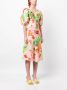 Carolina Herrera Midi-jurk met tropische print Roze - Thumbnail 3