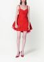 Carolina Herrera Mouwloze mini-jurk Rood - Thumbnail 2