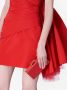 Carolina Herrera Mouwloze mini-jurk Rood - Thumbnail 4