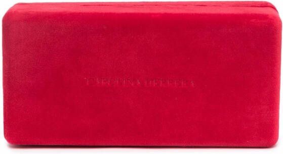 Carolina Herrera Zonnebril met oversized montuur Zwart