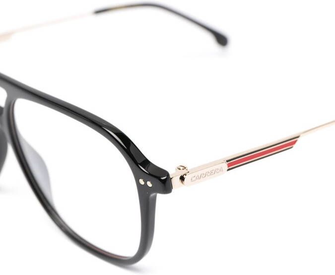 Carrera Bril met rond montuur Zwart