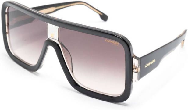 Carrera Flaglab 14 zonnebril met oversized montuur Zwart