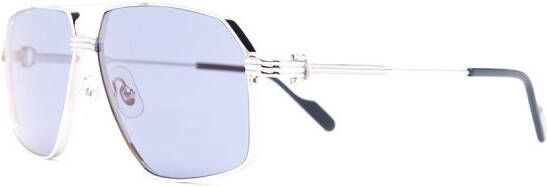 Cartier Eyewear C de Cartier zonnebril met navigator montuur Zilver