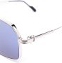 Cartier Eyewear C de Cartier zonnebril met navigator montuur Zilver - Thumbnail 3