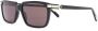 Cartier Eyewear C de Cartier zonnebril met rechthoekig montuur Zwart - Thumbnail 1