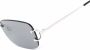 Cartier Eyewear C Décor zonnebril met rechthoekig montuur Zwart - Thumbnail 3