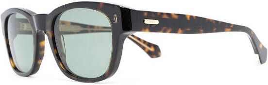 Cartier Eyewear CT0278S zonnebril met rond montuur Bruin