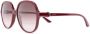 Cartier Eyewear CT0350S zonnebril met oversized montuur Rood - Thumbnail 2