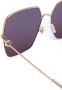 Cartier Eyewear Zonnebril met oversized montuur Goud - Thumbnail 3
