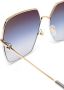 Cartier Eyewear Zonnebril met oversized montuur Goud - Thumbnail 3