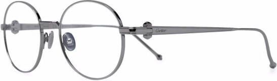 Cartier Eyewear Pasha zonnebril met rond montuur Zilver