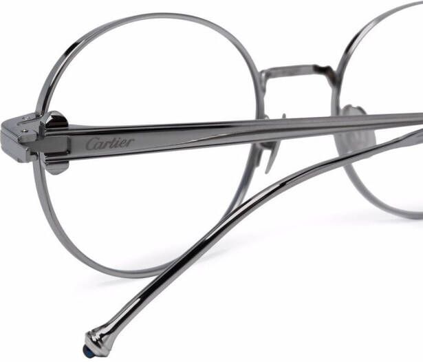 Cartier Eyewear Pasha zonnebril met rond montuur Zilver