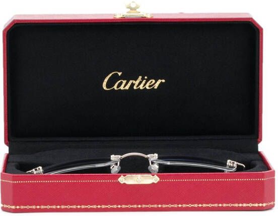 Cartier Eyewear Première de Cartier zonnebril Zilver