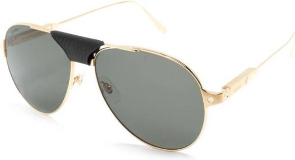 Cartier Eyewear Santos De Cartier zonnebril Goud