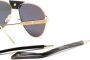 Cartier Eyewear Santos De Cartier zonnebril Goud - Thumbnail 3