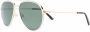 Cartier Eyewear Santos de Cartier zonnebril met piloten montuur Goud - Thumbnail 2