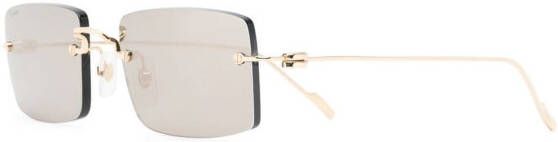 Cartier Eyewear Signature C de Cartier Precious zonnebril met rechthoekig montuur Goud