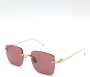 Cartier Eyewear Signature C de Cartier Precious zonnebril met rechthoekig montuur Goud - Thumbnail 2