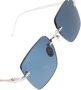 Cartier Eyewear Signature C de Cartier Precious zonnebril met rechthoekig montuur Zilver - Thumbnail 3
