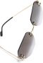 Cartier Eyewear Zonnebril met vierkant montuur Goud - Thumbnail 3
