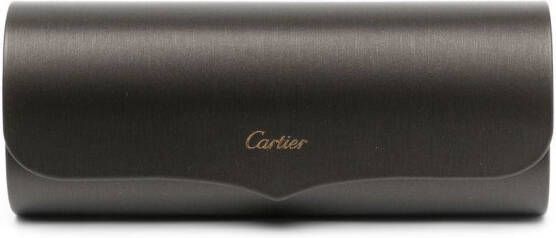 Cartier Eyewear Zonnebril met geometrisch montuur Goud