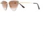 Cartier Eyewear Zonnebril met cat-eye montuur Bruin - Thumbnail 2