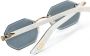 Cartier Eyewear Zonnebril met geometrisch montuur Beige - Thumbnail 2