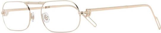Cartier Eyewear zonnebril met klein rond montuur Goud