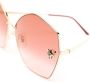 Cartier Eyewear Zonnebril met oversized montuur Goud - Thumbnail 3