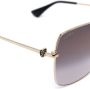 Cartier Eyewear Zonnebril met oversized montuur Goud - Thumbnail 3