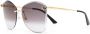 Cartier Eyewear Zonnebril met oversized montuur Goud - Thumbnail 2
