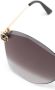 Cartier Eyewear Zonnebril met oversized montuur Goud - Thumbnail 3
