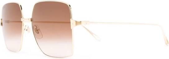 Cartier Eyewear Zonnebril met oversized montuur Goud
