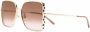 Cartier Eyewear Zonnebril met panterpatroon Goud - Thumbnail 2