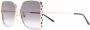 Cartier Eyewear Zonnebril met panterpatroon Goud - Thumbnail 2